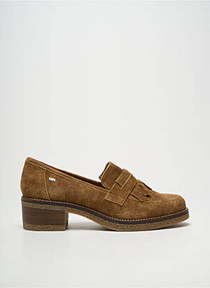 Mocassins bout rond talon de 4 à 6cm marron GEO-REINO femme