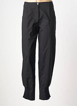 Pantalon slim poches taille haute noir MALOKA femme