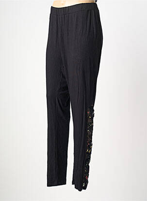 Pantalon slim taille élastique taille normale noir NÖR femme