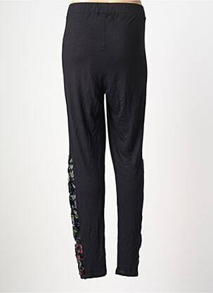 Pantalon slim taille élastique taille normale noir NÖR femme