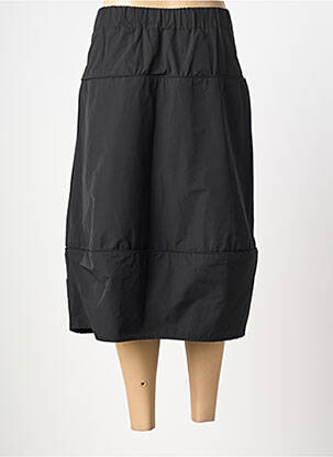 Jupe mi-longue stretch noir OZAI N KU femme