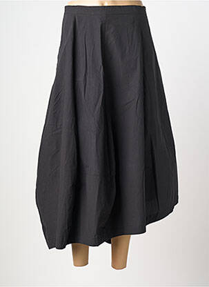 Jupe mi-longue taille normale noir URBAN BY ALEMBIKA femme