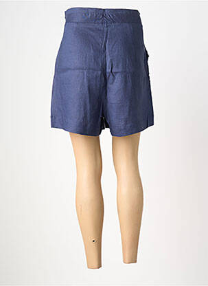 Short taille à pinces taille haute bleu YES.ZEE femme