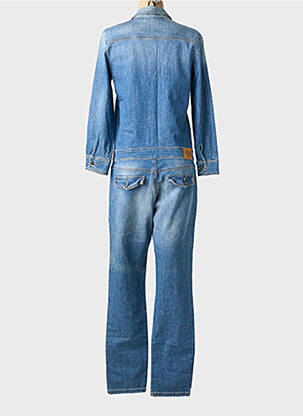 Combi-pantalon poches manches longues bleu PLEASE femme