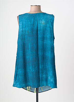 Top stretch sans manche vert OZAI N KU femme