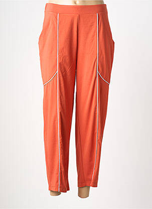 Pantalon 7/8 stretch taille normale orange OZAI N KU femme