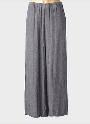 Pantalon large taille à pinces taille normale gris OZAI N KU femme