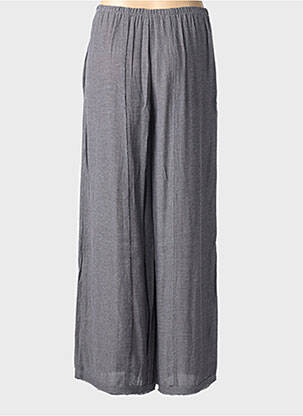 Pantalon large taille à pinces taille normale gris OZAI N KU femme