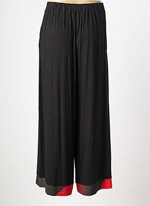 Pantalon large poches taille normale noir OZAI N KU femme