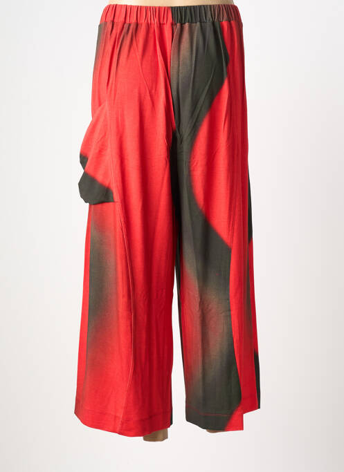 Pantalon 7/8 stretch taille normale rouge OZAI N KU femme