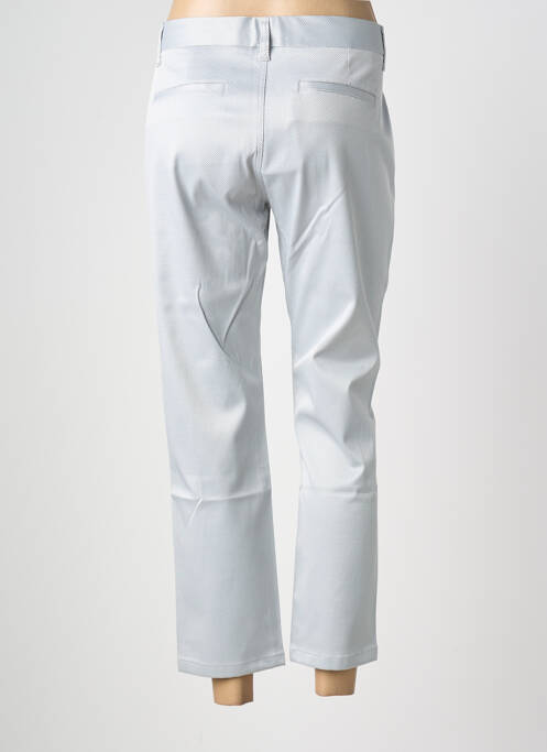 Pantalon chino taille normale taille normale argent PLEASE femme