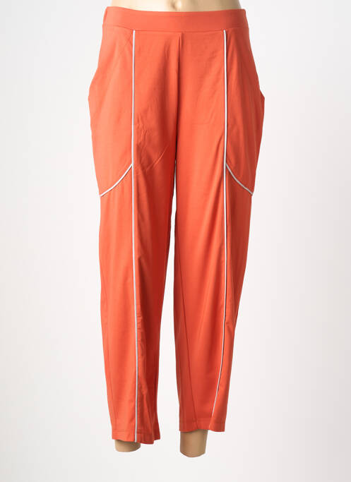 Pantalon 7/8 stretch taille normale orange OZAI N KU femme