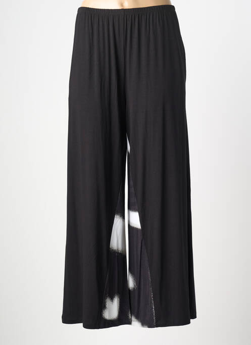 Pantalon large taille normale taille normale noir OZAI N KU femme