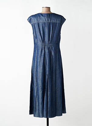 Robe longue manches courtes manches courtes bleu CPC femme
