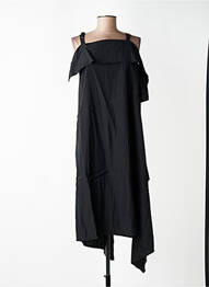 Robe mi-longue sans manche sans manche noir CPC femme