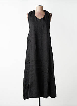 Robe longue sans manche sans manche noir CPC femme