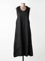 Robe longue sans manche sans manche noir CPC femme