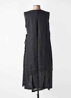 Robe mi-longue sans manche sans manche noir LOTUS EATERS femme