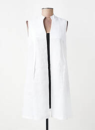 Robe courte sans manche sans manche blanc LOTUS EATERS femme