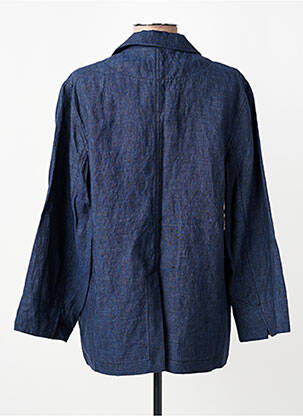 Veste casual col tailleur bleu CPC femme