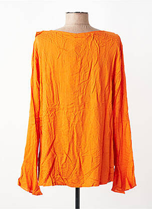 Blouse manches longues manches longues orange CREAM femme