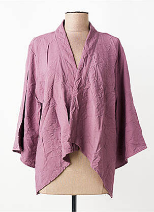 Veste casual coupe droite violet KOZAN femme