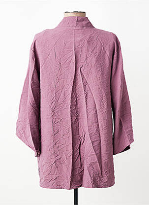 Veste casual coupe droite violet KOZAN femme