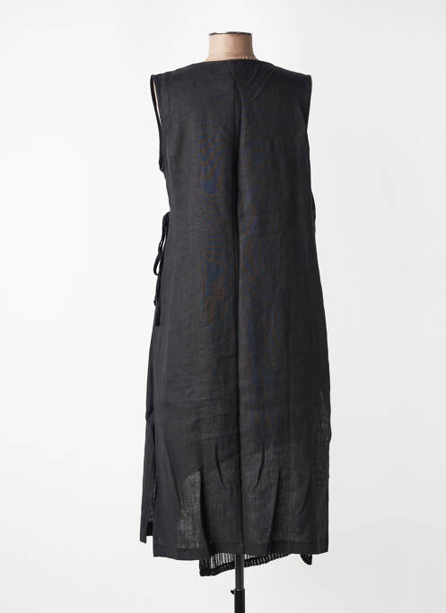 Robe mi-longue sans manche sans manche noir LOTUS EATERS femme