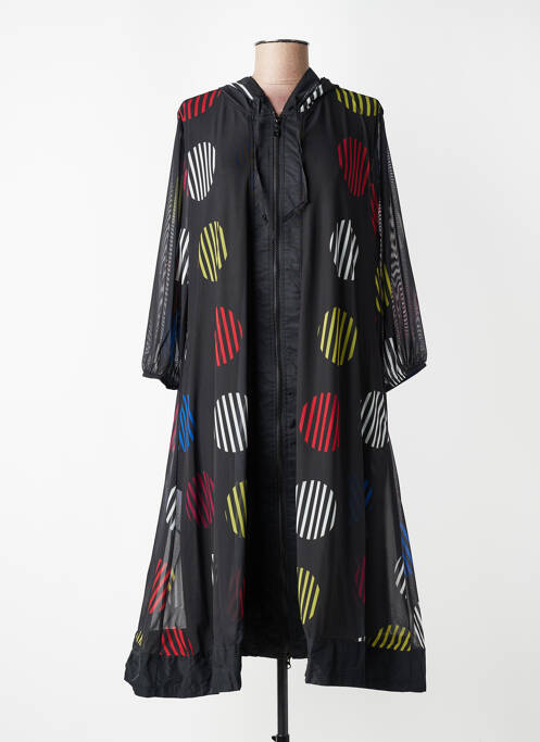 Veste casual coupe droite noir KOZAN femme