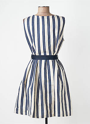 Robe courte sans manche sans manche bleu YES.ZEE femme