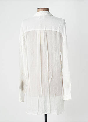 Tunique manches longues légère et transparente beige CREAM femme