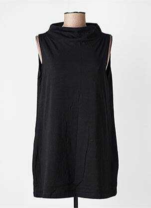 Tunique sans manche sans manche noir URBAN BY ALEMBIKA femme