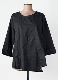Tunique manches longues col rond noir GERSHON BRAM femme