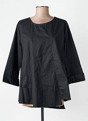Tunique manches longues col rond noir GERSHON BRAM femme