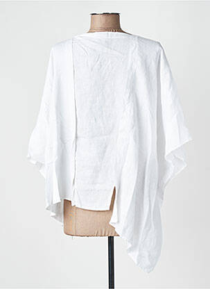 Top tissage crêpe manches 3/4 blanc LOTUS EATERS femme