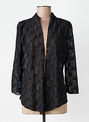 Gilet manches longues manches 3/4 noir KOZAN femme