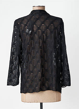 Gilet manches longues manches 3/4 noir KOZAN femme