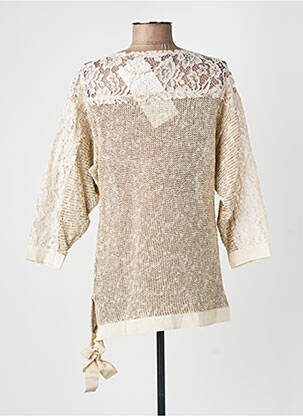Top stretch manches 3/4 beige VICOLO TRIVELLI femme