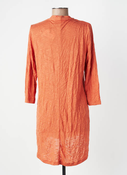 Tunique manches longues col v orange ALEMBIKA femme