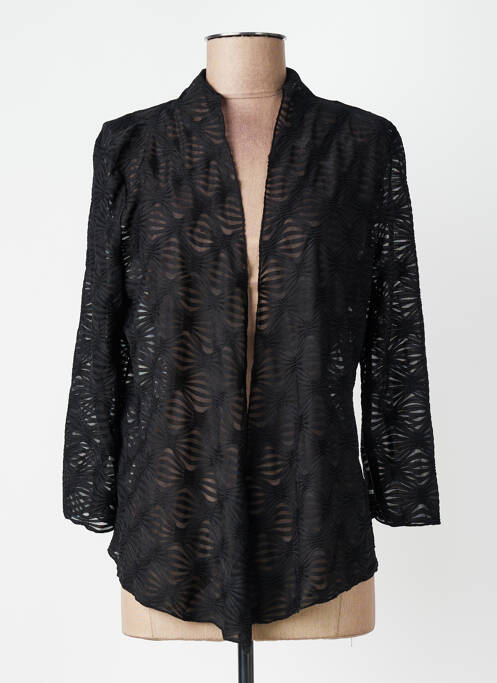 Gilet manches longues manches 3/4 noir KOZAN femme