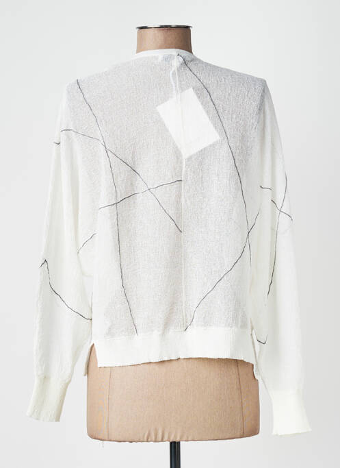 Gilet manches longues stretch beige CPC femme
