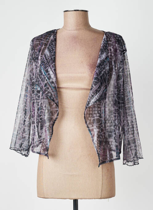 Gilet manches longues manches 3/4 gris KOZAN femme