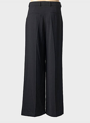 Pantalon large fermeture zippée sous rabat boutonné taille normale noir LA FEE MARABOUTEE femme