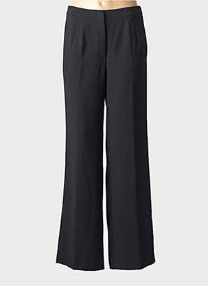 Pantalon large tissage crêpe taille normale noir VERA MONT femme