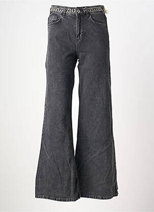 Jean coupe flare taille normale taille normale gris BSB femme