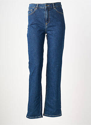 Jeans coupe slim tissage brut taille normale bleu LA FEE MARABOUTEE femme