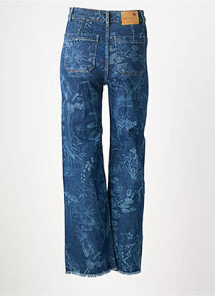 Jeans coupe droite taille normale taille normale bleu LA FEE MARABOUTEE femme