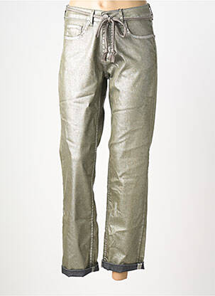 Pantalon slim taille normale taille normale vert PARA MI femme