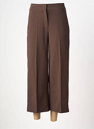 Pantacourt stretch taille normale marron BETTY BARCLAY femme