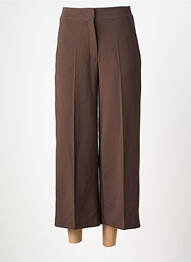 Pantacourt stretch taille normale marron BETTY BARCLAY femme